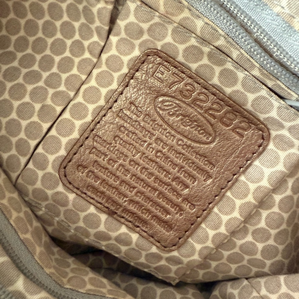 Brighton Brown and Tan Crossbody Bag - Picture 4 of 5